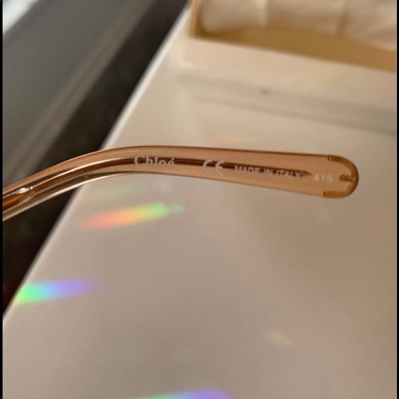 Chloe Isadora Aviator in Rose Gold & Peach aviator sunglasses - Picture 5 of 7